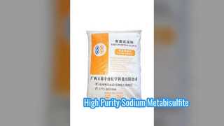 Food Grade Sodium Metabisulfite 96 Percent Purity