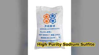 High Purity Sodium Sulfite for Industrial Water Treatment